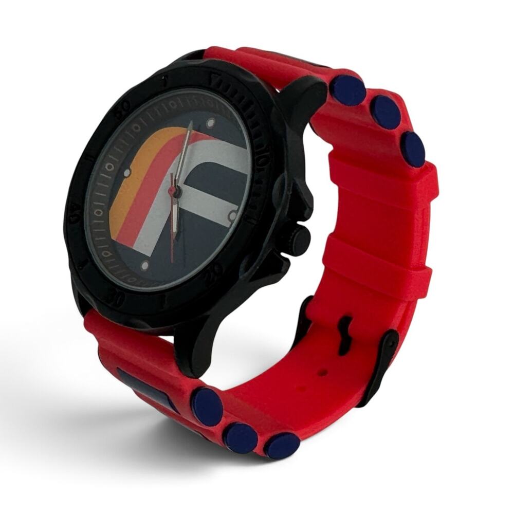 Bungie Destiny Collector Watch 2017 Accutime Red Silicone Band Working Quartz